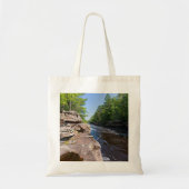 Tote Bag bancs rocheux et forêts à l'interdiction (Devant)