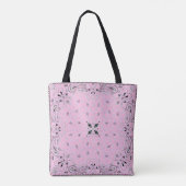Tote Bag Bandana rose Paisley de l'Ouest (Dos)