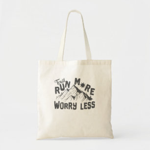 Tote Bag Bande-annonce Trail Run More Worry Less