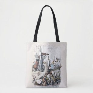 Tote Bag Bande anthropomorphe Fourre-tout de J J Grandville