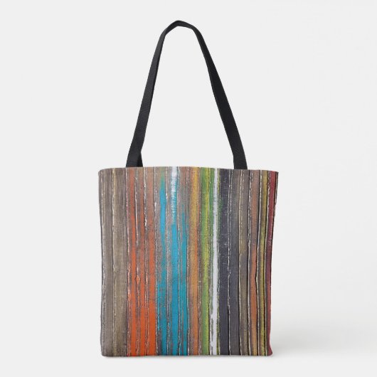 Tote Bag bande de peinture verticale (Dos)