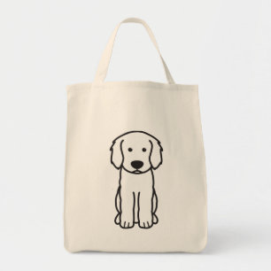 Tote Bag Bande dessinée de chien de Labradoodle