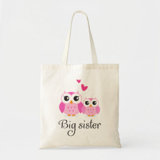 Tote Bag Bande dessinée mignonne de petite soeur de grande