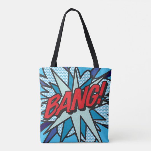 Tote Bag Bande dessinée Pop Art WHAM!BANG ! (Dos)