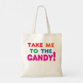 Tote Bag Bande d'Halloween ou bonbon de traitement (Dos)