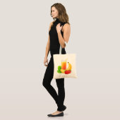 Tote Bag Bande et fraise secouer (Devant (modèle))