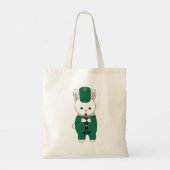 Tote Bag Bande Marche Clarinet Rabbit Vert Or (Dos)