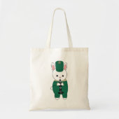 Tote Bag Bande Marche Clarinet Rabbit Vert Or (Devant)