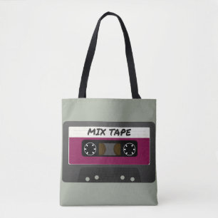 Tote Bag Bande Mixte Violet - Cadeau Rétro Inspiré des Anné