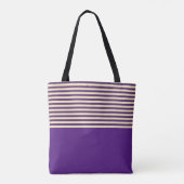 Tote Bag Bande pourpre (Dos)