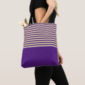 Tote Bag Bande pourpre (De près)