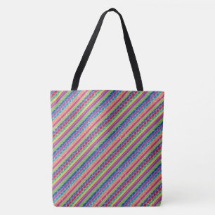 Tote Bag Bandes colorées