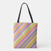 Tote Bag Bandes colorées (Dos)