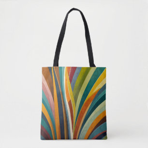 Tote Bag Bandes dansantes en couleur
