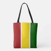 Tote Bag Bandes de couleurs de reggae (Dos)