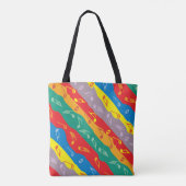 Tote Bag Bandes de notes de musique (Dos)