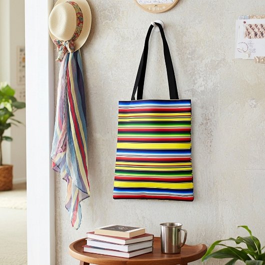 Tote Bag Bandes de serape lumineuses