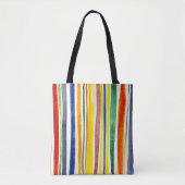 Tote Bag bandes d'été (Devant)