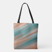 Tote Bag Bandes diagonales de couleurs douces pastel motif (Dos)