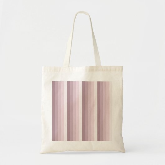Tote Bag Bandes d'ombre à quartz rose (Devant)