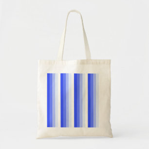 Tote Bag Bandes d'ombre bleu royal