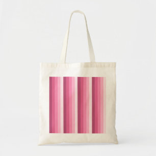 Tote Bag Bandes d'ombre rose