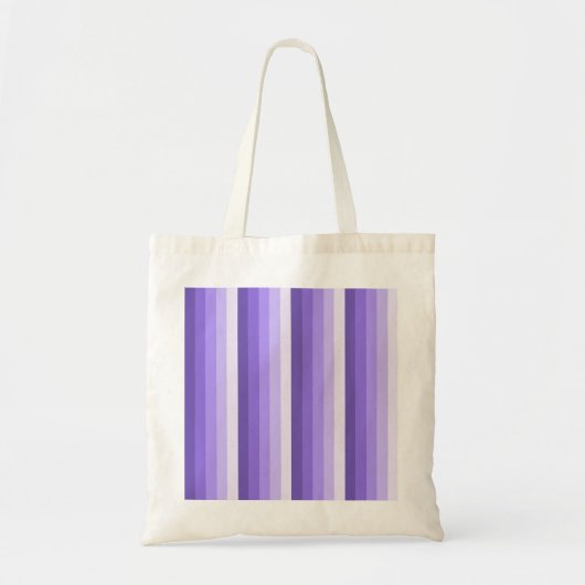 Tote Bag Bandes d'ombre violette (Devant)
