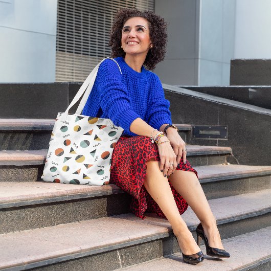 Tote Bag Bandes géo complexes