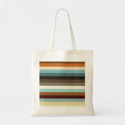 Tote Bag Bandes rétro (Devant)