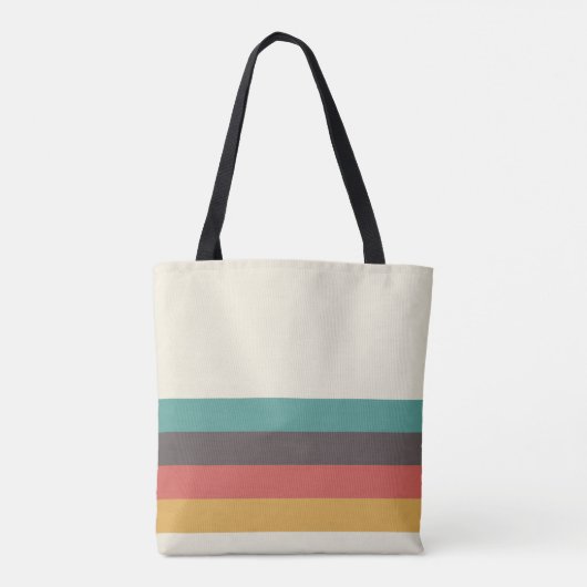 Tote Bag Bandes rétro classiques (Dos)