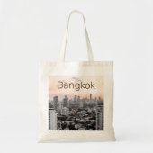 Tote Bag Bangkok Skyline Sunset Panorama BKK Thaïlande (Devant)