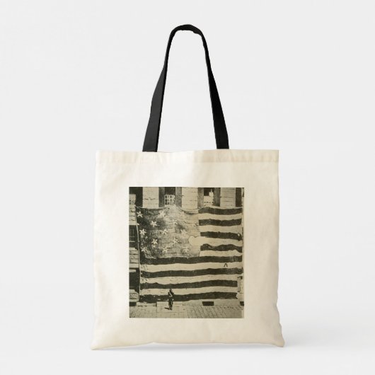 Tote Bag Bannière étoilée : drapeau américain à l'écran (Dos)