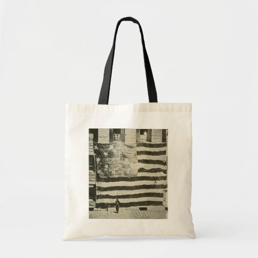 Tote Bag Bannière étoilée : drapeau américain à l'écran (Devant)