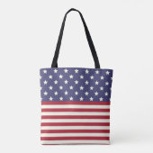 Tote Bag Bannière étoilée Etats-Unis patriotiques de (Dos)