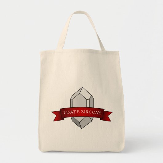 Tote Bag Bannière I Date Zircons - Géologie (Devant)