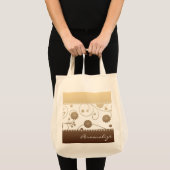 Tote Bag Bannière Mocha Bloom (Devant (produit))