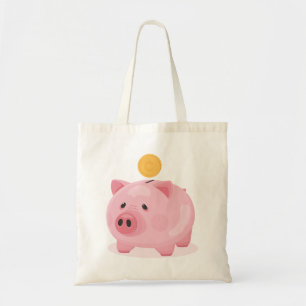 Tote Bag Banque rose