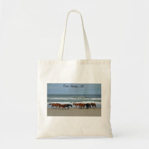 Tote Bag Banques externes OR de chevaux sauvages