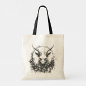 Tote Bag Baphomet bébé Botanique Occulte Gothique (Dos)