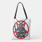 Tote Bag Baphomet roi de l'enfer (Dos)