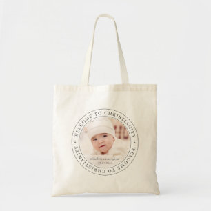 Tote Bag Baptême Simple Bienvenue au christianisme Photo