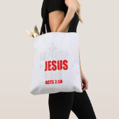 Tote Bag Baptisé En Jésus Nom Actes 238 Baptême Jésus Seule (De près)