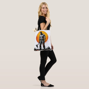 Tote Bag barbare guerrier imaginaire médiéval hummer Fourre