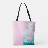 Tote Bag barbe à papa dans cône de glace (Dos)