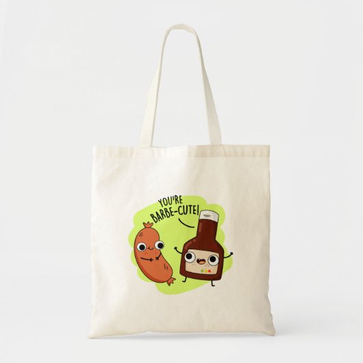 Tote Bag Barbe-mignon Funny Barbecue Pun (Devant)
