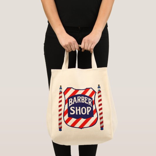 Tote Bag Barbershop (Devant (produit))