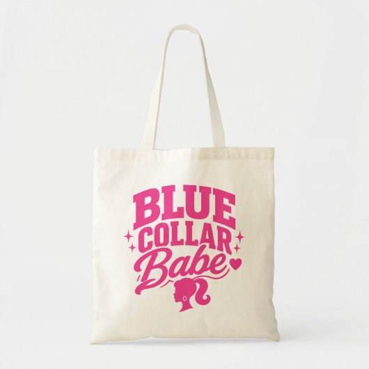Tote Bag Barbie Bébé Col Bleu (Devant)