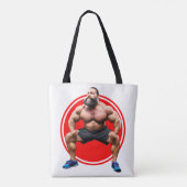 Tote Bag Barbu musclé (Dos)