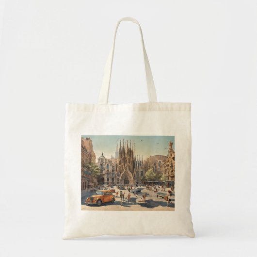 Tote Bag Barcelone (3) (Devant)