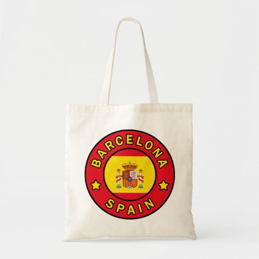 Tote Bag Barcelone Espagne (Devant)